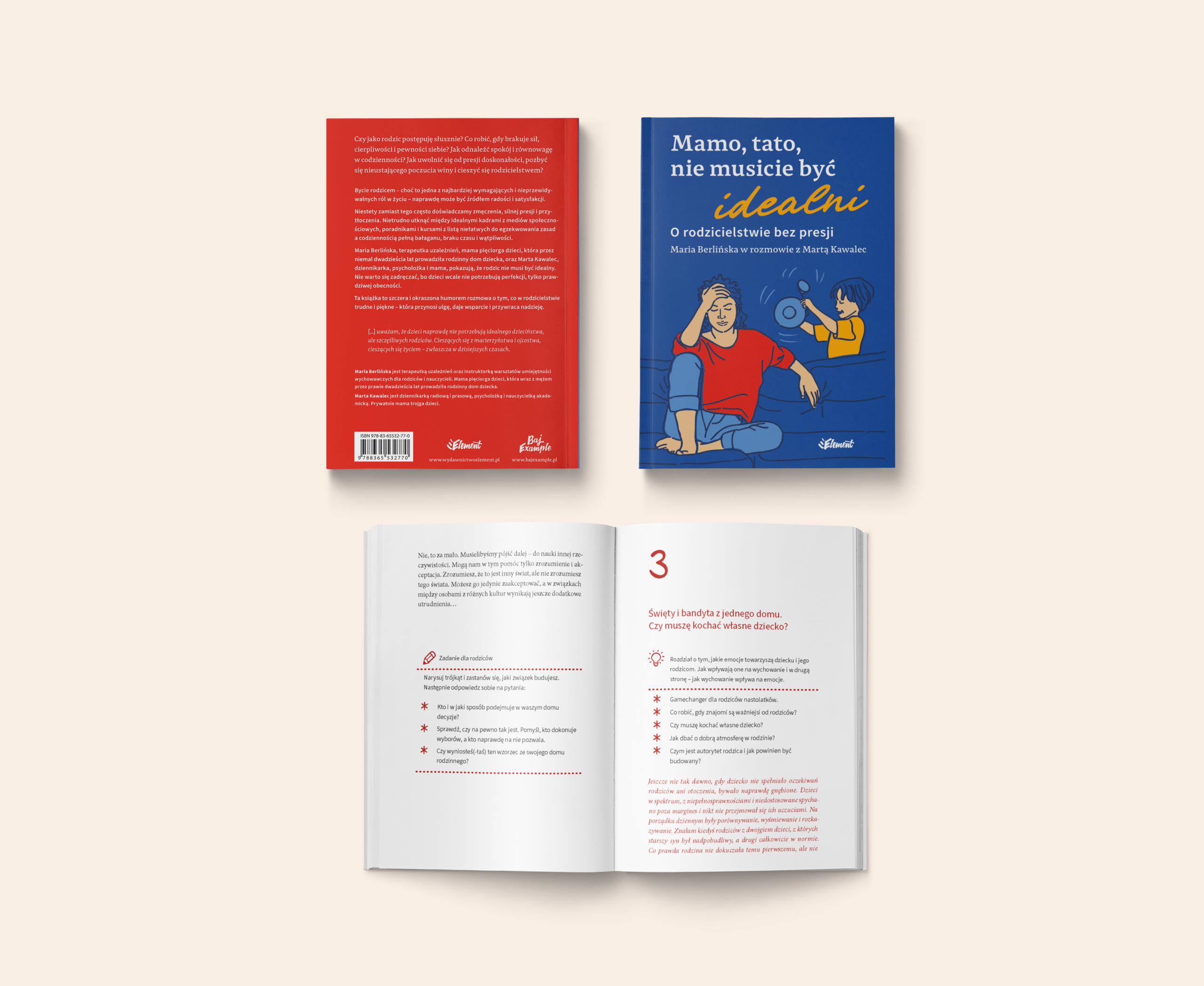 Zestaw: Mamo, tato, nie musicie być idealni – książka + ebook + kurs online!