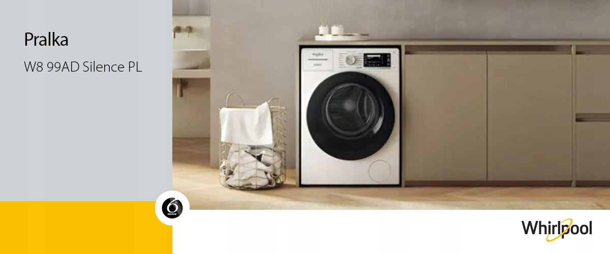 Pralka Whirlpool W8 99AD Silence PL 9kg 6. Zmysł AutoDose 60cm